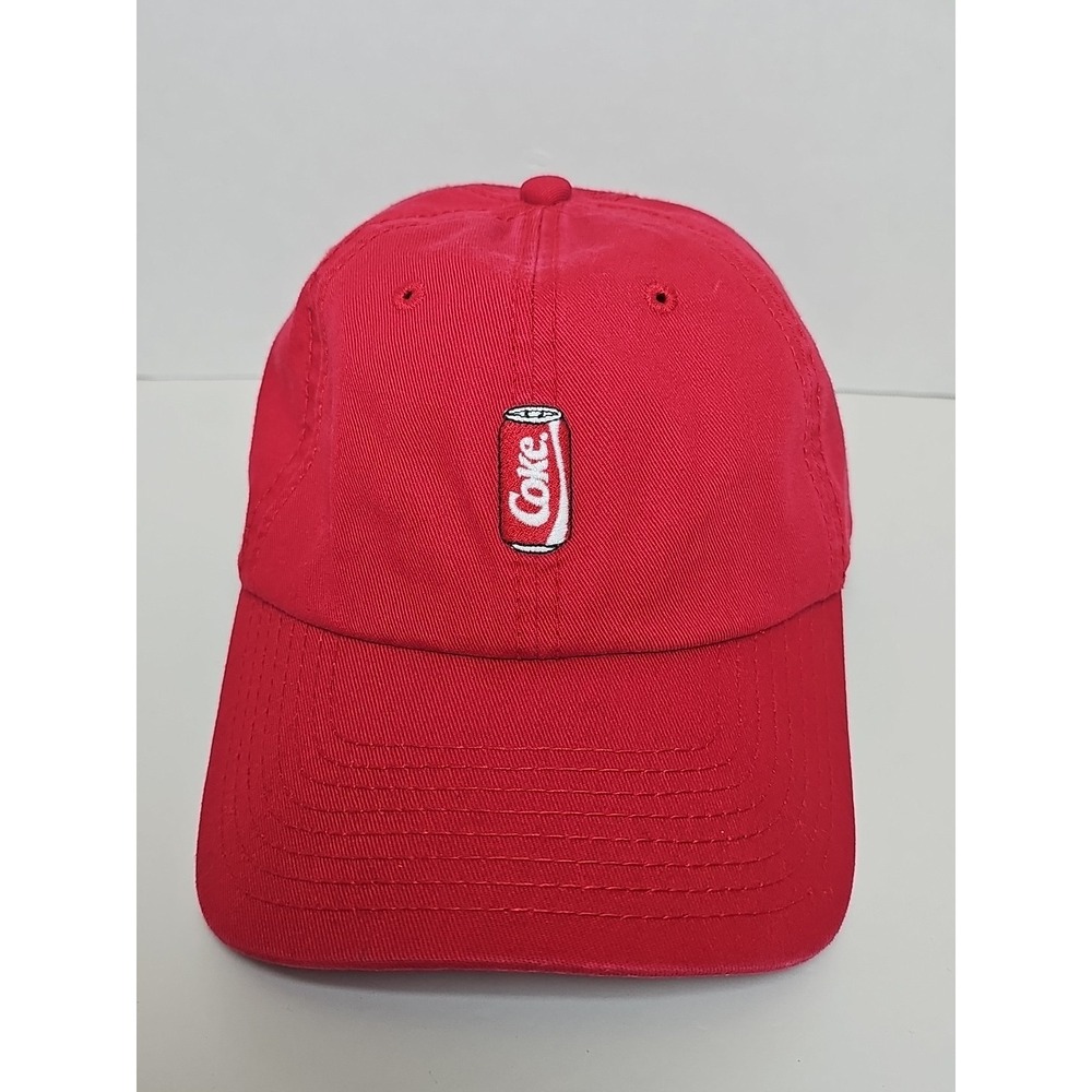 American Needle Coca Cola Drink Coke Can Red Beverage Adjustable Adult‎ Hat Cap